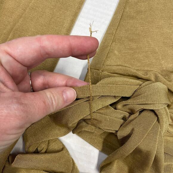 GOOD AMERICAN Wrap-effect stretch-jersey top size 3 (b18) - Picture 7 of 10